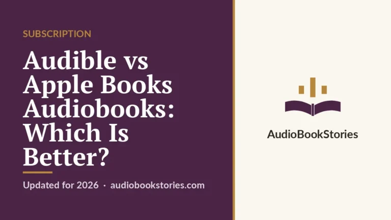 Audible vs Apple Books Audiobooks: Which Is Better? · Subscription — AudiobookStories