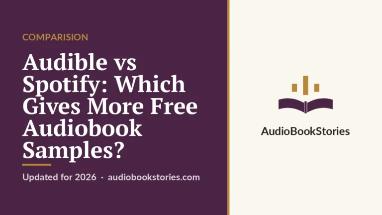 Audible vs Spotify: Which Gives More Free Audiobook Samples? · Comparision — AudiobookStories