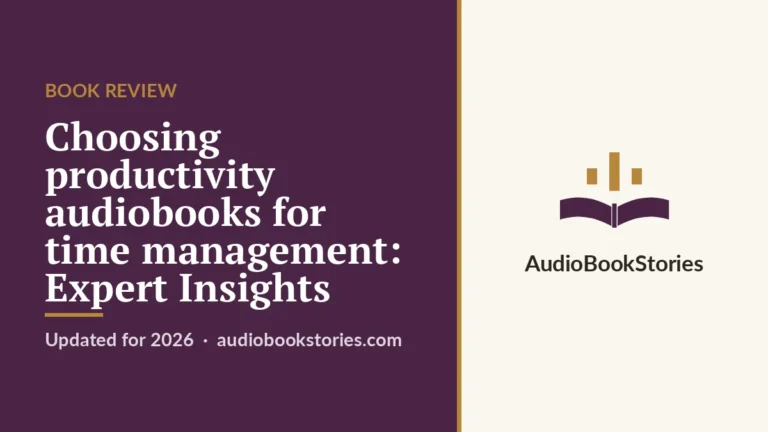 Choosing productivity audiobooks for time management: Expert Insights · Book Review — AudiobookStories