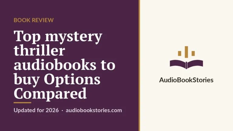 Top mystery thriller audiobooks to buy Options Compared · Book Review — AudiobookStories